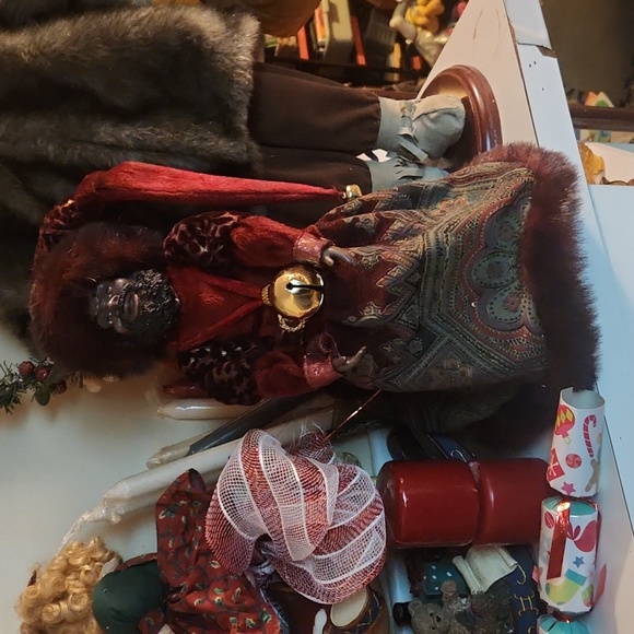 African American Santa christmas figure holiday decoration ashland - Picture 2 of 4